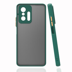 Xiaomi Mi 11T 5G Case Zore Hux Cover Dark Green