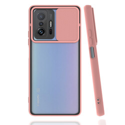 Xiaomi Mi 11T 5G Case Zore Lensi Cover Light Pink