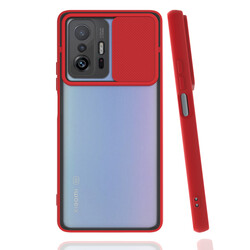 Xiaomi Mi 11T 5G Case Zore Lensi Cover Red