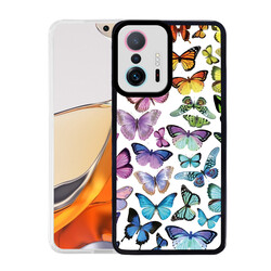 Xiaomi Mi 11T 5G Case Zore M-Fit Patterned Cover Butterfly No3