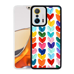 Xiaomi Mi 11T 5G Case Zore M-Fit Patterned Cover Heart No6