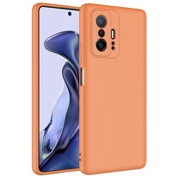 Xiaomi Mi 11T 5G Case Zore Mara Lansman Cover Orange