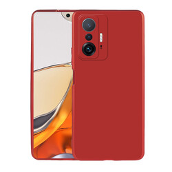Xiaomi Mi 11T 5G Case Zore Premier Silicon Cover Red