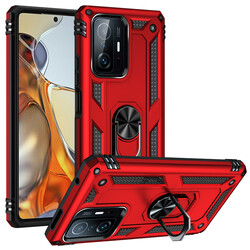 Xiaomi Mi 11T 5G Case Zore Vega Cover Red