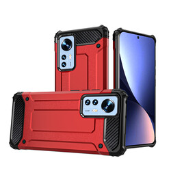 Xiaomi Mi 12 Case Zore Crash Silicon Cover Red
