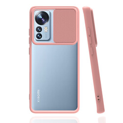 Xiaomi Mi 12 Case Zore Lensi Cover Light Pink