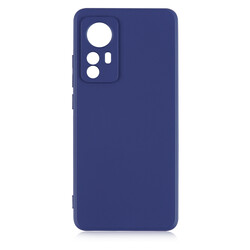 Xiaomi Mi 12 Case Zore Premier Silicon Cover Navy blue
