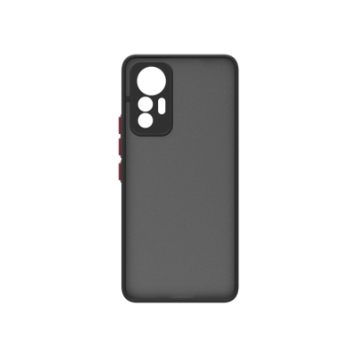 Xiaomi Mi 12 Lite Case Zore Hux Cover Black