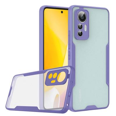 Xiaomi Mi 12 Lite Case Zore Parfe Cover Purple