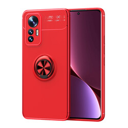 Xiaomi Mi 12 Lite Case Zore Ravel Silicon Cover Red