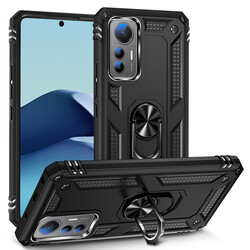Xiaomi Mi 12 Lite Case Zore Vega Cover Black