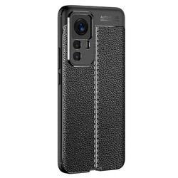 Xiaomi Mi 12T Pro Case Zore Niss Silikon Cover Black