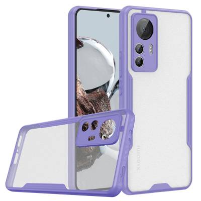 Xiaomi Mi 12T Pro Case Zore Parfe Cover Purple