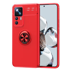 Xiaomi Mi 12T Pro Case Zore Ravel Silicon Cover Red