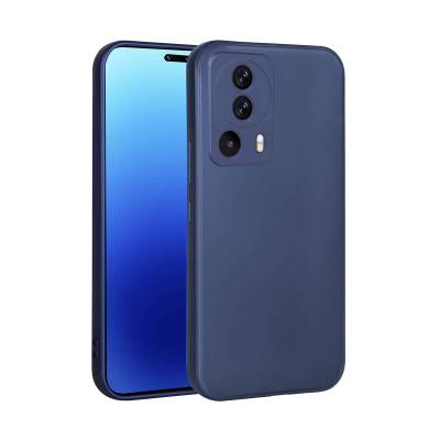 Xiaomi Mi 13 Lite Case Zore Premier Silicone Cover Navy blue