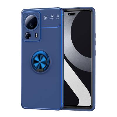 Xiaomi Mi 13 Lite Case Zore Ravel Silicone Cover Blue