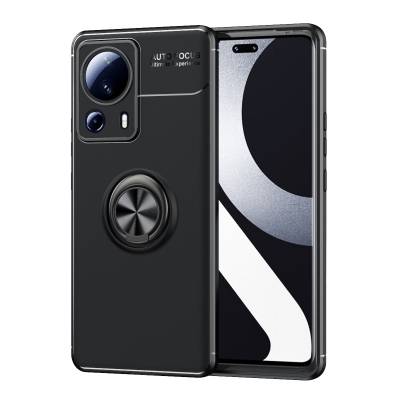 Xiaomi Mi 13 Lite Case Zore Ravel Silicone Cover Black