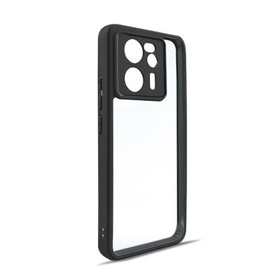 Xiaomi Mi 13T Case Camera Protected Transparent Back Surface Zore New Roll Cover Black