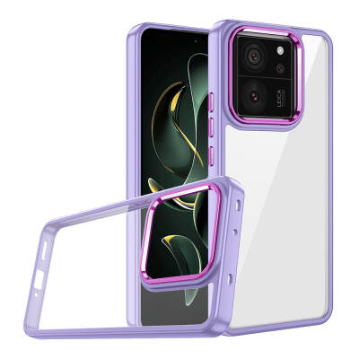 Xiaomi Mi 13T Case Zore Flora Cover Lila