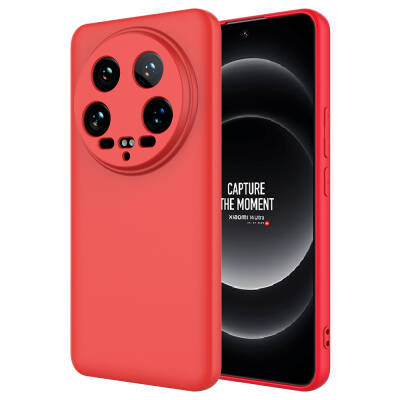 Xiaomi Mi 14 Ultra Case Zore Mara Lansman Cover Red