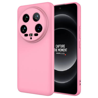 Xiaomi Mi 14 Ultra Case Zore Mara Lansman Cover Pink