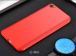 Xiaomi Mi 5 Kılıf Zore İmax Silikon Kamera Korumalı Kırmızı