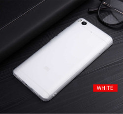 Xiaomi Mi 5S Kılıf Zore İmax Silikon Kamera Korumalı Beyaz