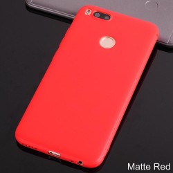 Xiaomi Mi 5X Kılıf Zore İmax Silikon Kamera Korumalı Kırmızı