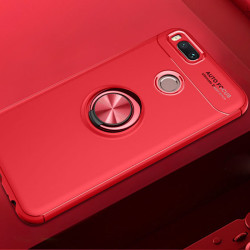 Xiaomi Mi 5X Kılıf Zore Ravel Silikon Kapak Kırmızı