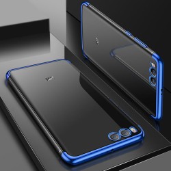 Xiaomi Mi 6 Kılıf Zore Dört Köşeli Lazer Silikon Kapak Mavi