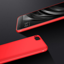 Xiaomi Mi 6 Kılıf Zore İmax Silikon Kamera Korumalı Kırmızı