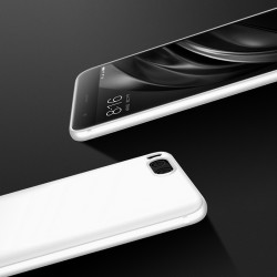 Xiaomi Mi 6 Kılıf Zore İmax Silikon Kamera Korumalı Beyaz