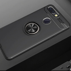 Xiaomi Mi 8 Lite Kılıf Zore Ravel Silikon Kapak Siyah