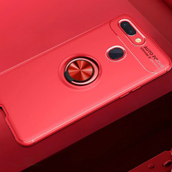 Xiaomi Mi 8 Lite Kılıf Zore Ravel Silikon Kapak Kırmızı