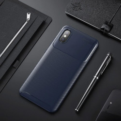 Xiaomi Mi 8 Pro Kılıf Zore Negro Silikon Kapak Lacivert