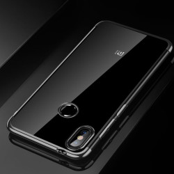 Xiaomi Mi A2 Lite Kılıf Zore Dört Köşeli Lazer Silikon Kapak Siyah