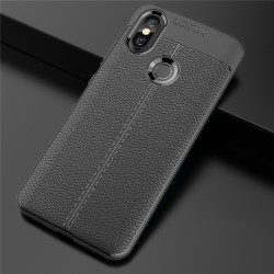 Xiaomi Mi A2 Lite Kılıf Zore Niss Silikon Kapak Siyah