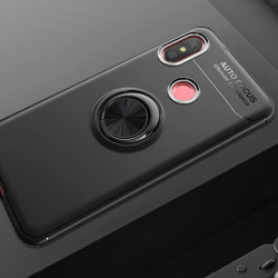 Xiaomi Mi A2 Lite Kılıf Zore Ravel Silikon Kapak Siyah