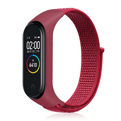 Xiaomi Mi Band 5 Zore KRD-03 Hasır Kordon NO1