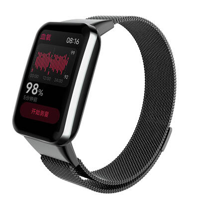 Xiaomi Mi Band 7 Pro Zore KRD-01 Metal Band Black