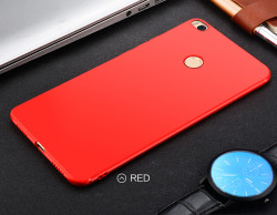 Xiaomi Mi Max 2 Kılıf Zore İmax Silikon Kamera Korumalı Kırmızı