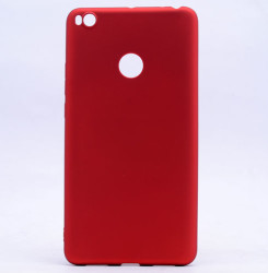 Xiaomi Mi Max 2 Kılıf Zore Premier Silikon Kapak Kırmızı