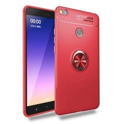 Xiaomi Mi Max 2 Kılıf Zore Ravel Silikon Kapak Kırmızı
