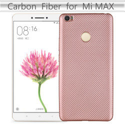 Xiaomi Mi Max Kılıf İ-Zore Karbon Silikon Rose Gold
