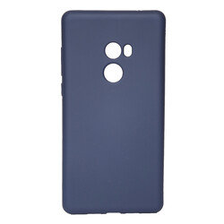 Xiaomi Mi Mix 2 Case Zore Premier Silicon Cover Navy blue
