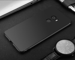 Xiaomi Mi Mix 2 Kılıf Zore İmax Silikon Kamera Korumalı Siyah