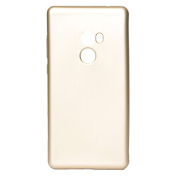 Xiaomi Mi Mix 2 Kılıf Zore Premier Silikon Kapak Gold