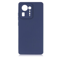 Xiaomi Mi Mix 4 Case Zore Premier Silicon Cover Navy blue