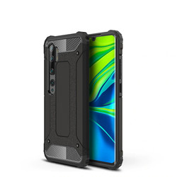 Xiaomi Mi Note 10 Case Zore Crash Silicon Cover Black