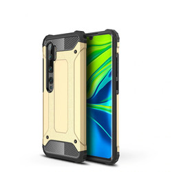 Xiaomi Mi Note 10 Case Zore Crash Silicon Cover Gold